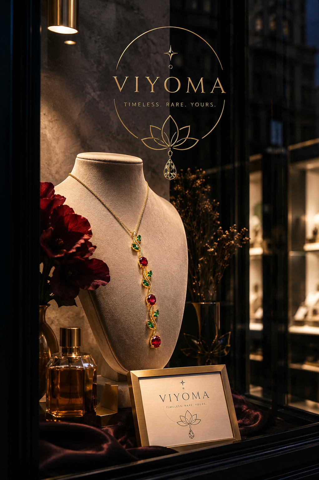 VIYOMA Scarlet Drop Pendant