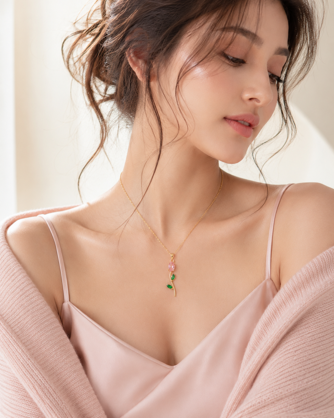 VIYOMA Sakura Tulip Pendant