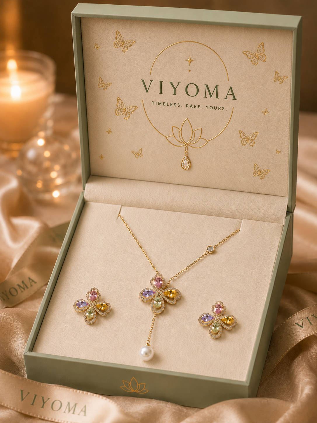 VIYOMA Pastel Papillon Set
