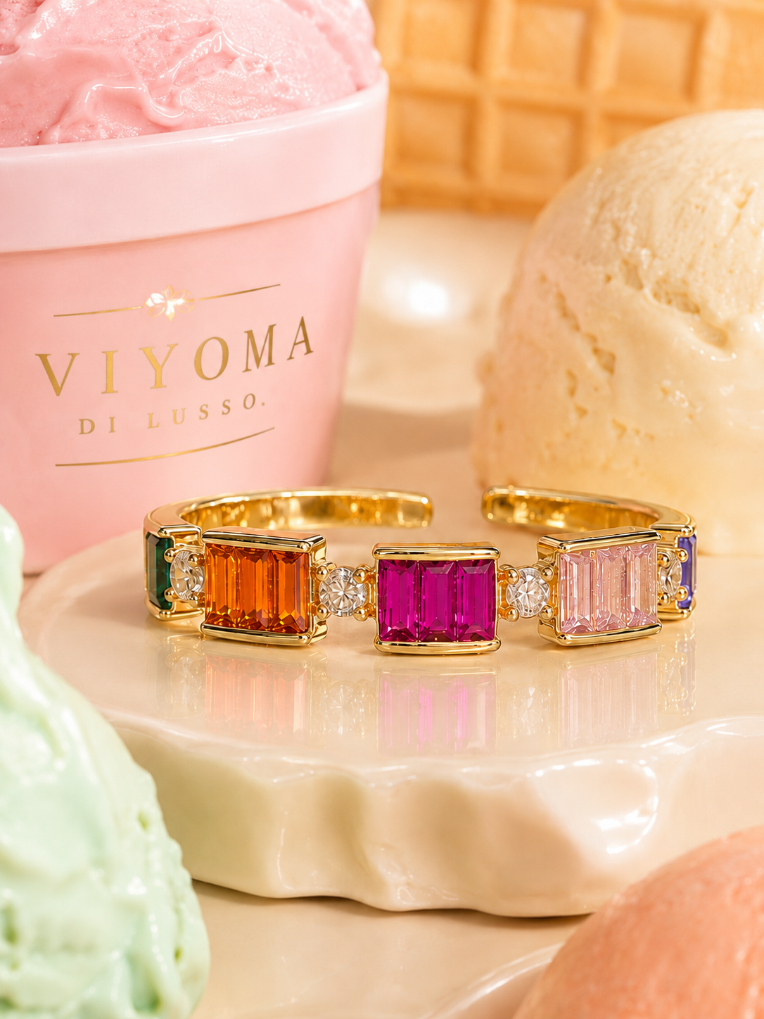 VIYOMA Candy Luxe Ring