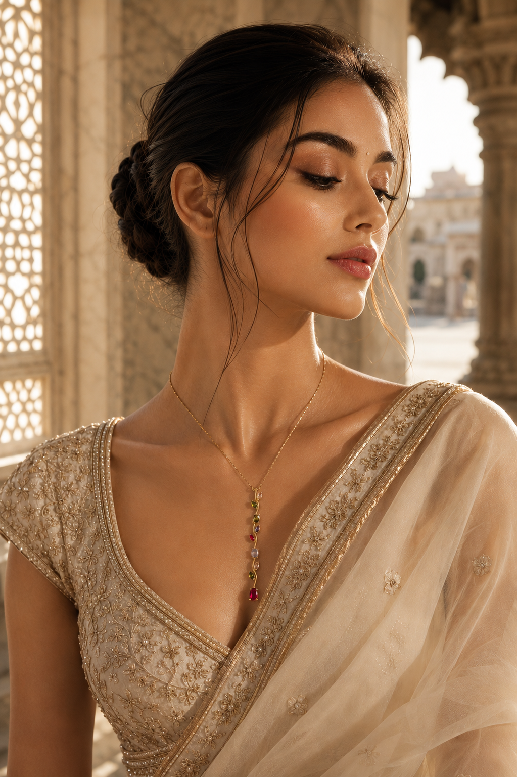 VIYOMA Vasantika Drop Pendant