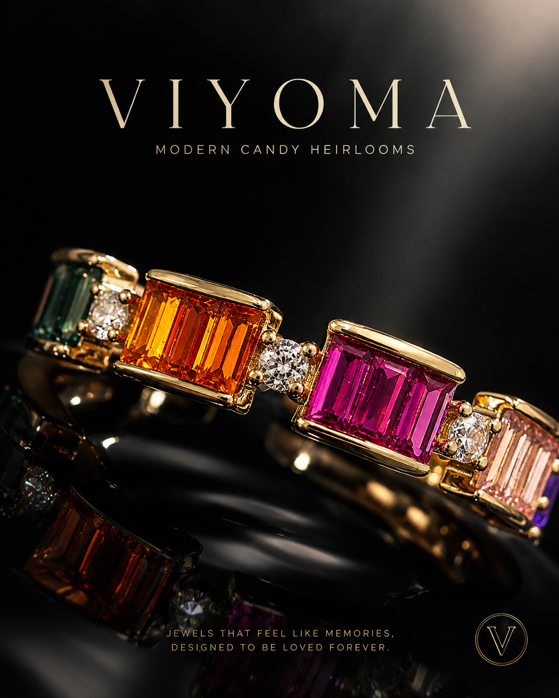 VIYOMA Candy Luxe Ring