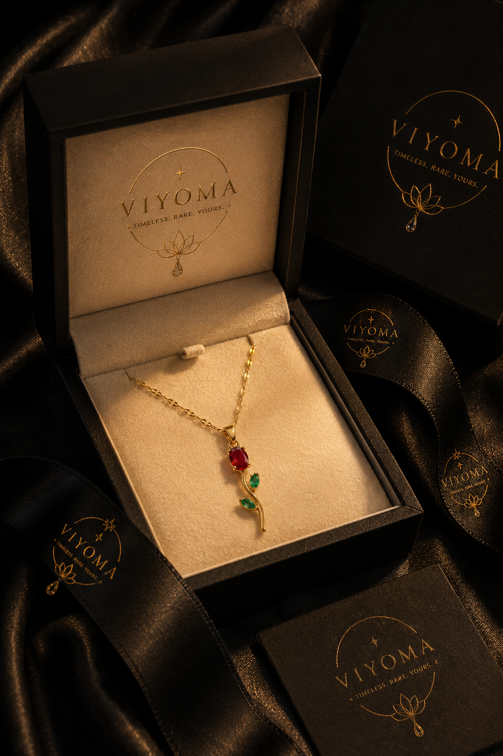 VIYOMA Scarlet Tulip Pendant