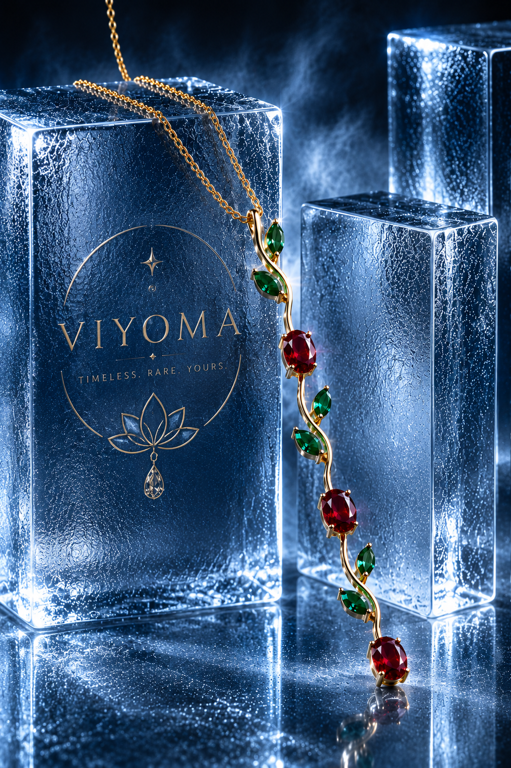 VIYOMA Scarlet Drop Pendant