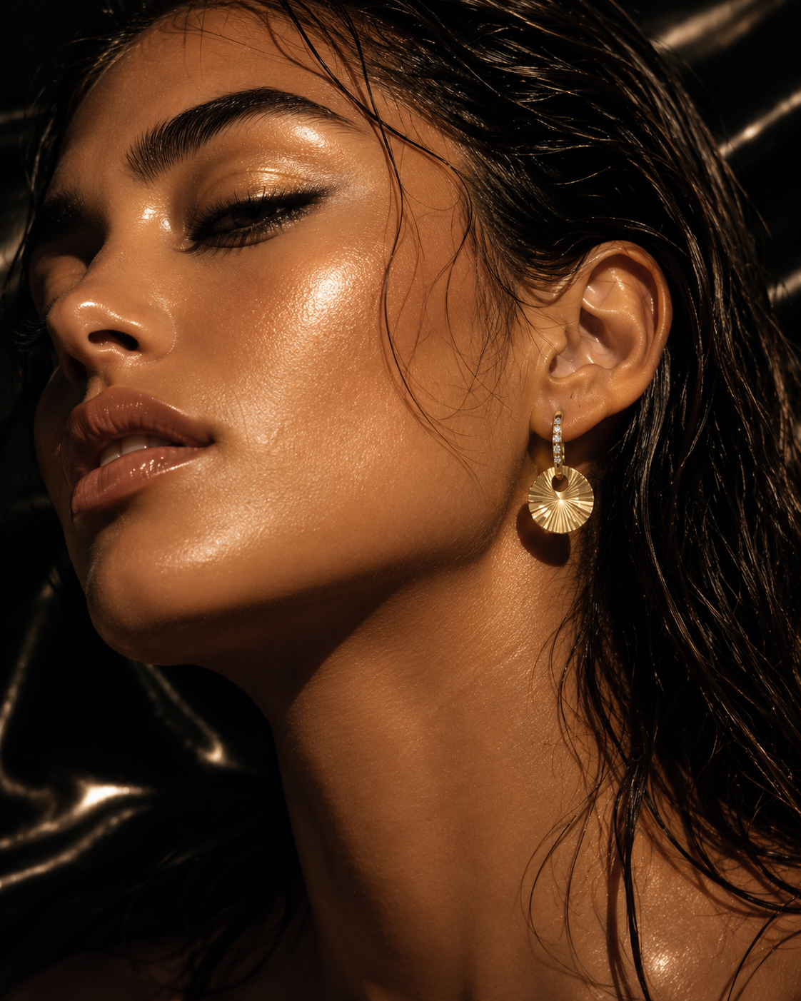 VIYOMA Sun-Flare Luxe Hoops