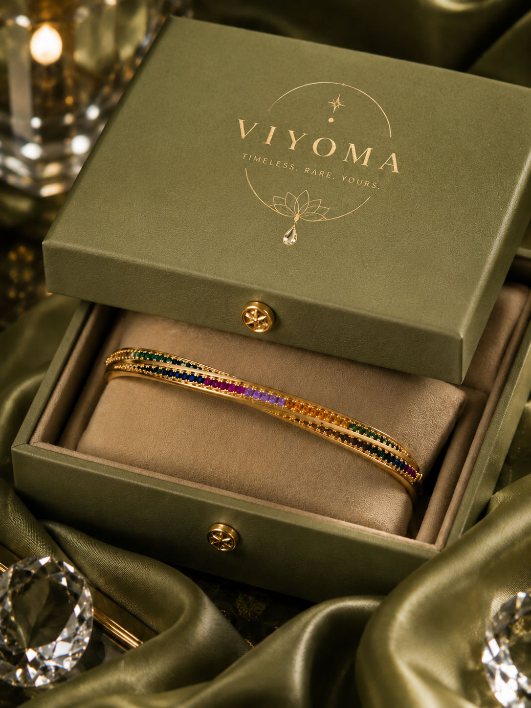 VIYOMA Kaleido Luxe Cuff-Bracelet