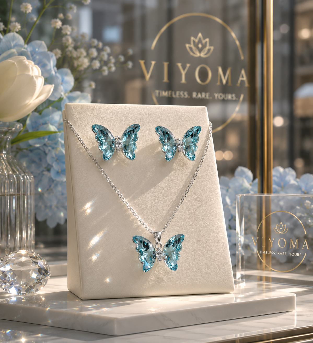 VIYOMA Glacier Papillon Set