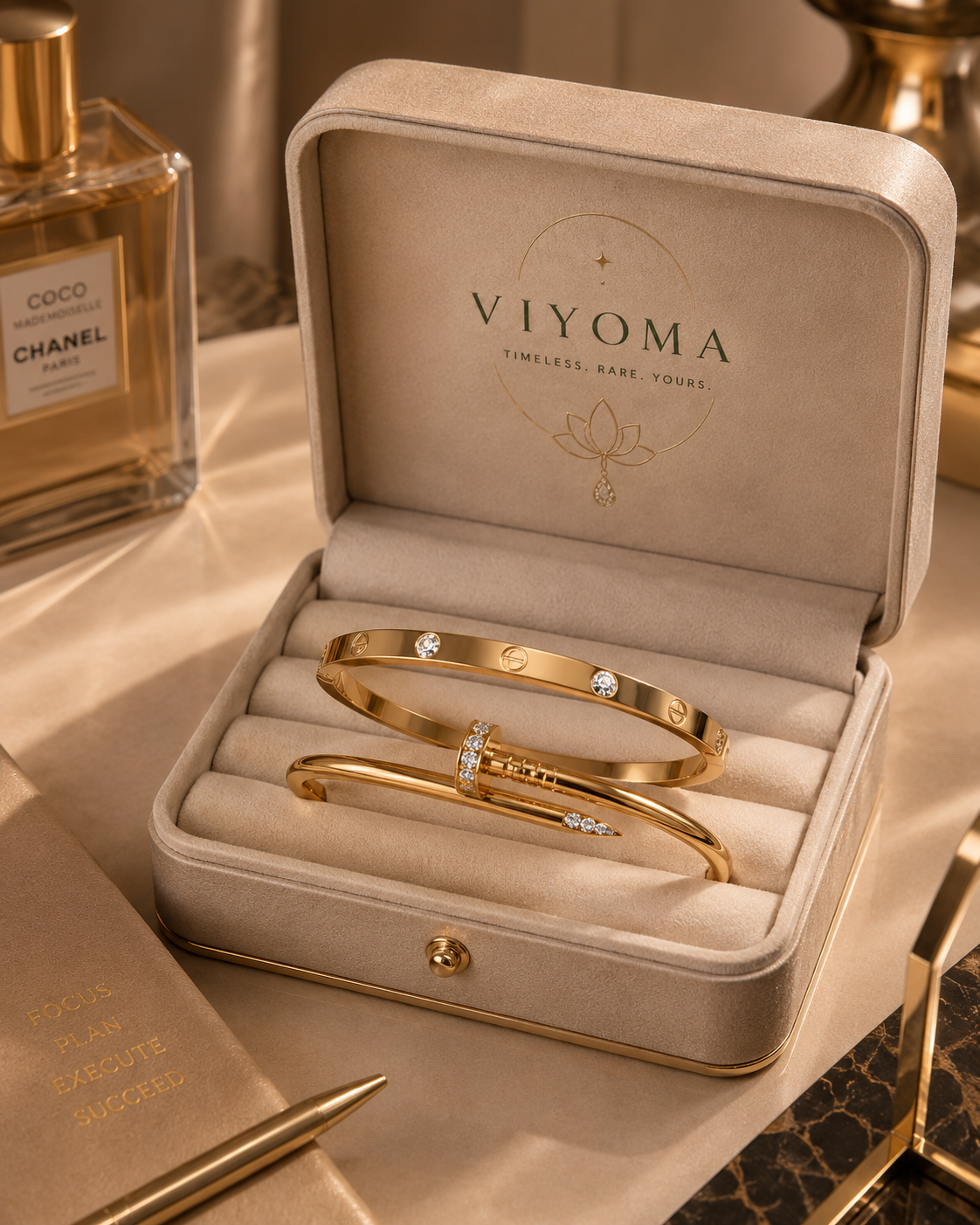 VIYOMA Éclat Nail Luxe Bracelet Set