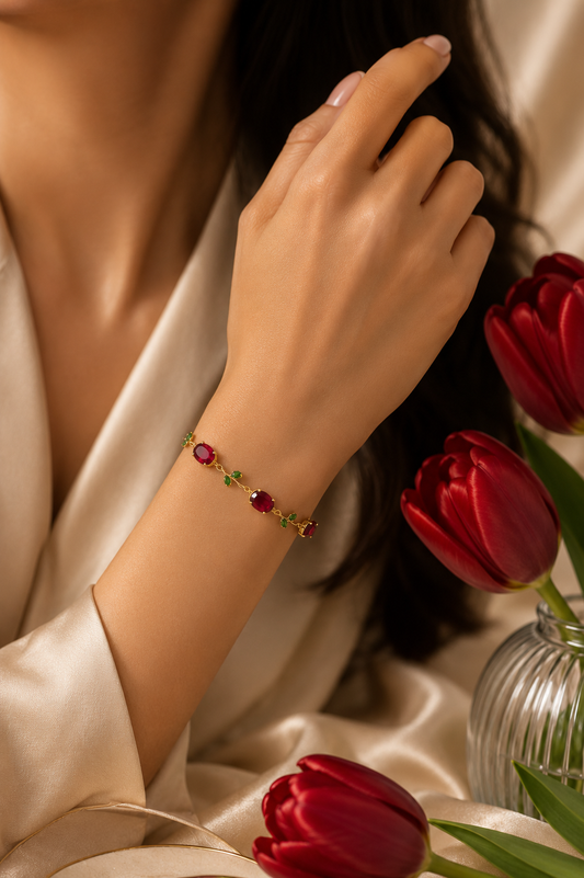 VIYOMA Scarlet Tulip Bracelet