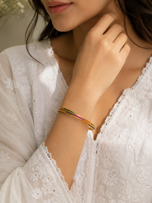 VIYOMA Kaleido Luxe Cuff-Bracelet
