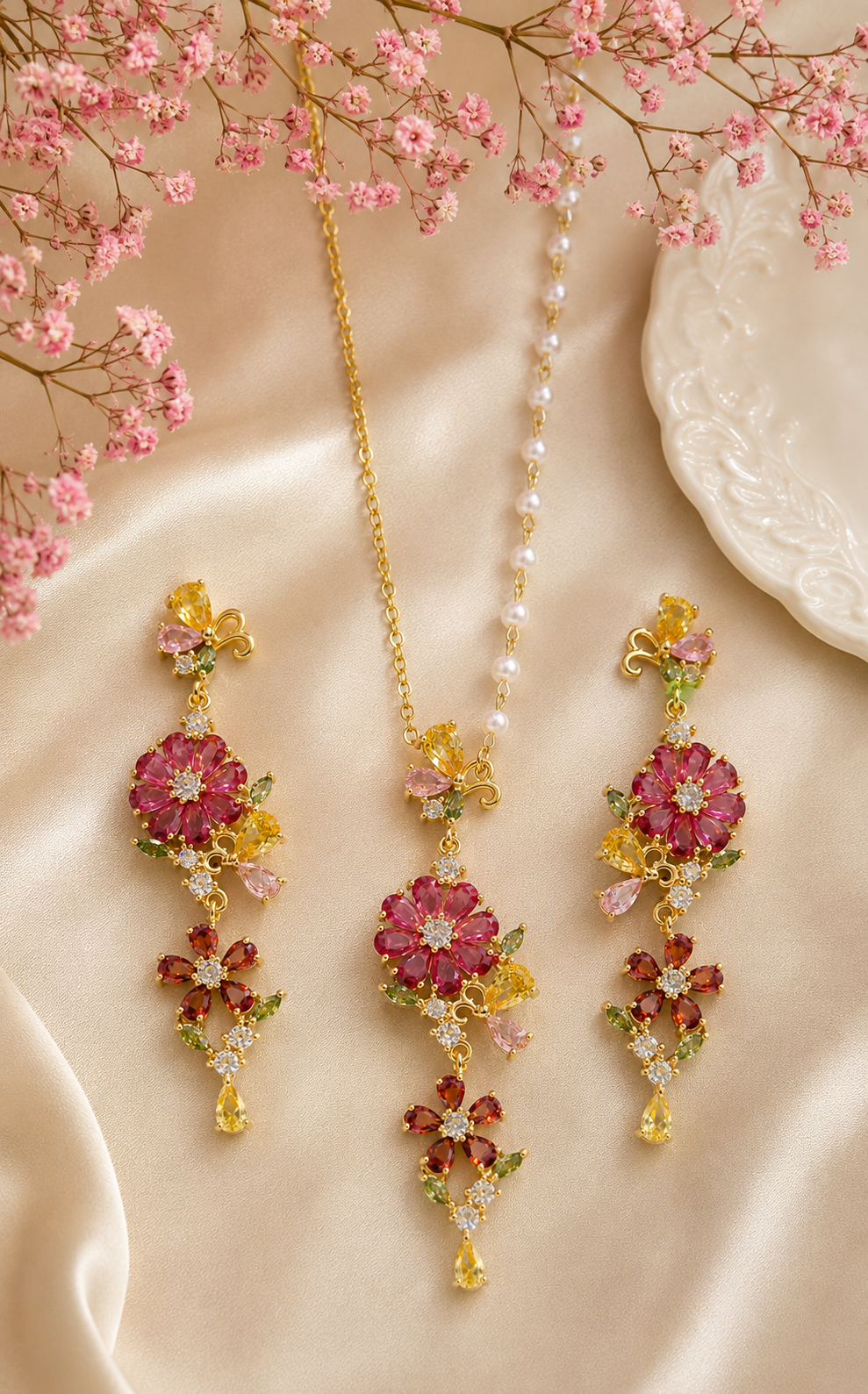 VIYOMA Rosé Fleur Luxe Set