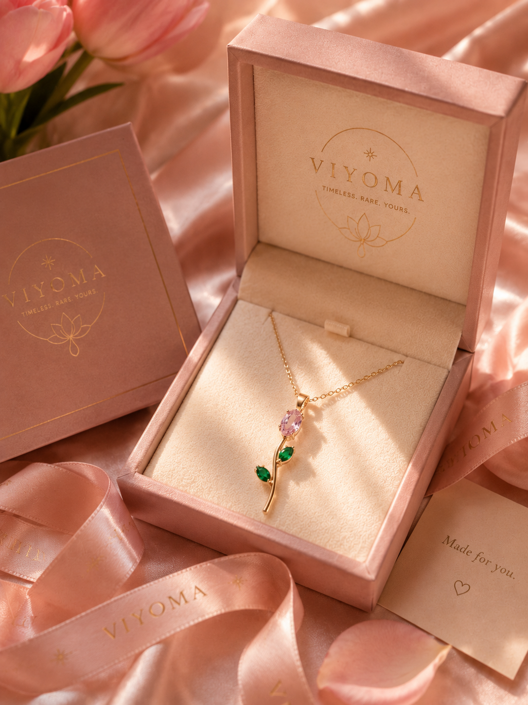 VIYOMA Sakura Tulip Pendant