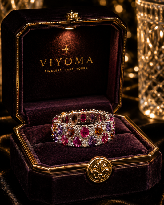 VIYOMA Aurora Crown Ring